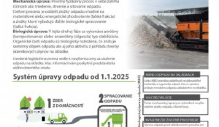 1. fotografia fotogalérie Mechanicko-biologické spracovanie TKO od 1.1.2025 - foto