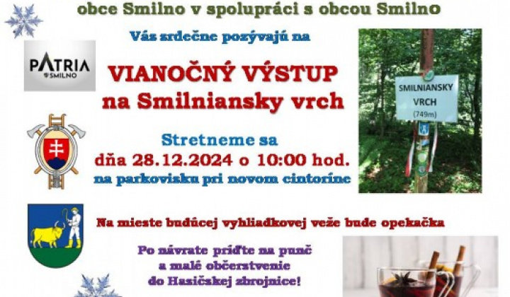 1. fotografia fotogalérie Vianočný výstup na Smilniansky vrch - foto