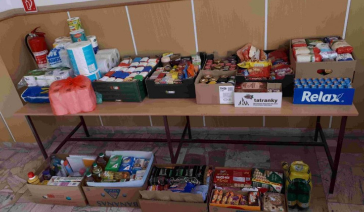 7. fotografia fotogalérie Zbierka pre Ukrajinu marec 2022